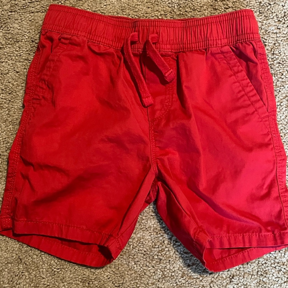 Primark Men's Vibrant Red Athletic Shorts